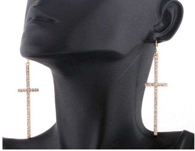 Cross earings